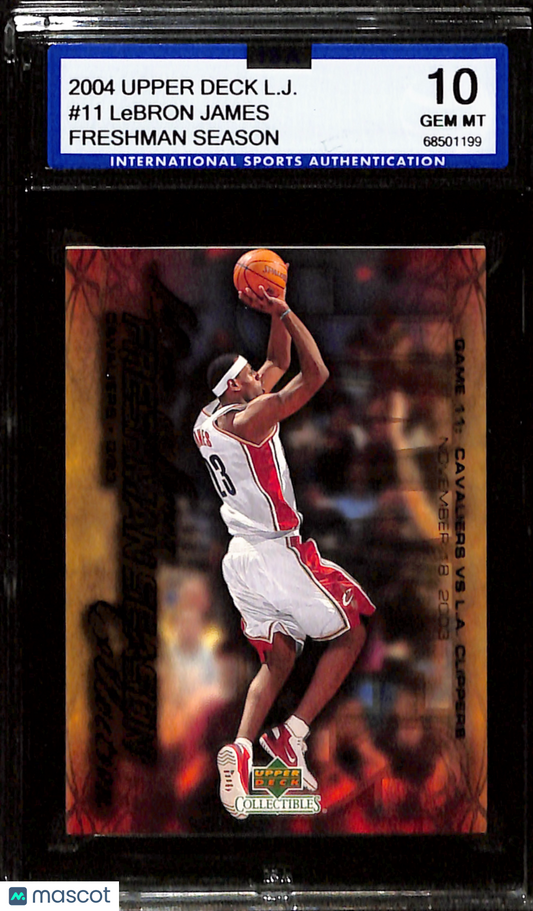 2004-05 LJ Lebron James Freshman Season #11 ISA 10