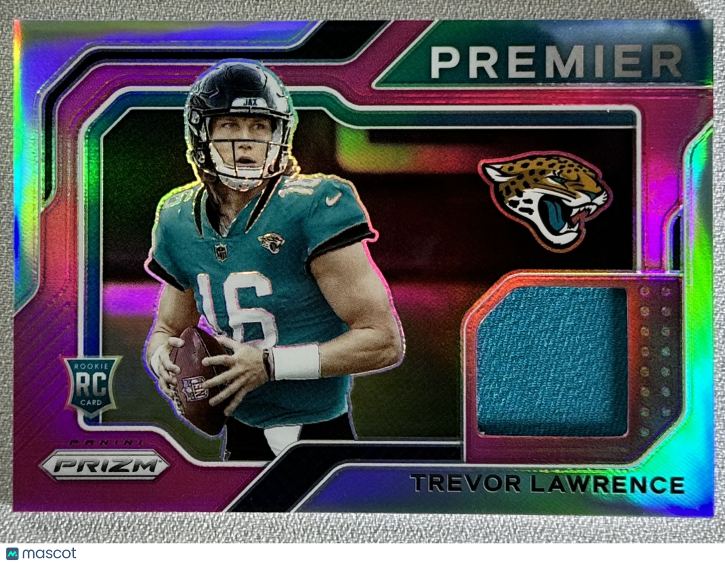 2021 Panini Prizm Trevor Lawrence Premier Jerseys Pink #PJ-1 RC