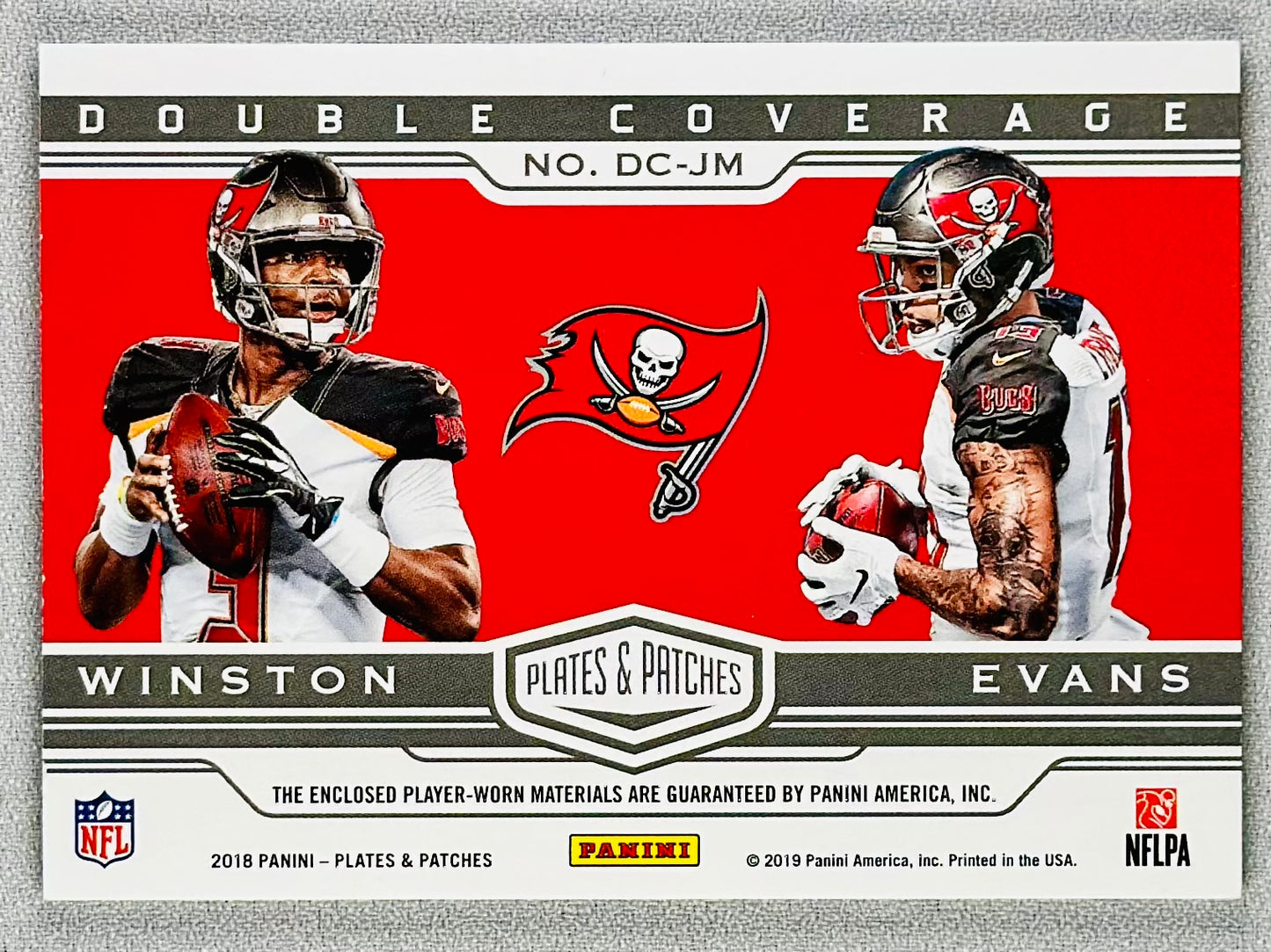 2018 Panini Plates & Patches Evans/Winston Double Coverage /85 #DCJM