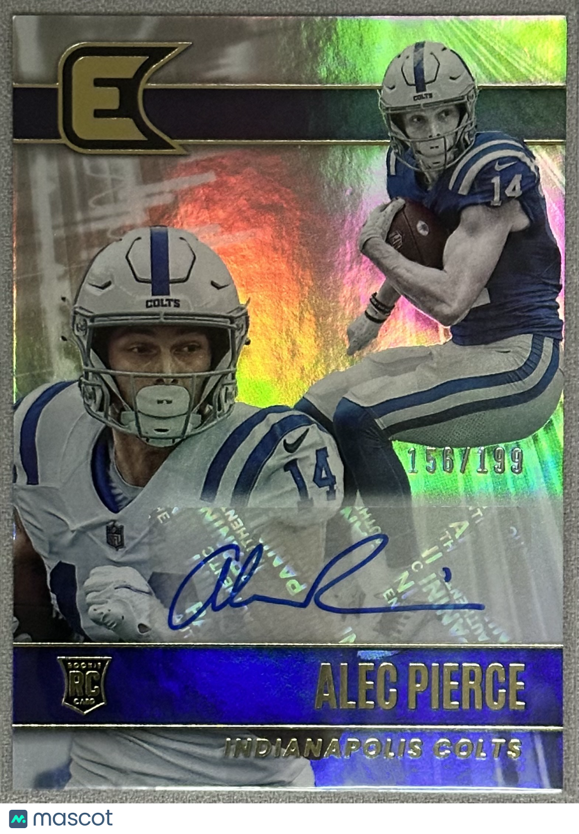 Alec Pierce 2022 Panini Chronicles Essentials Signatures /199 #ESS-ALP RC