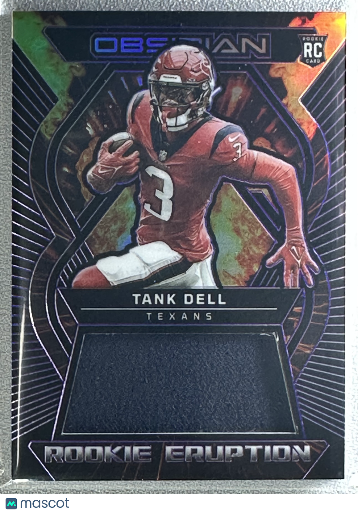 Tank Dell 2023 Panini Obsidian Rookie Eruption Purple /75 #REM-NTD RC