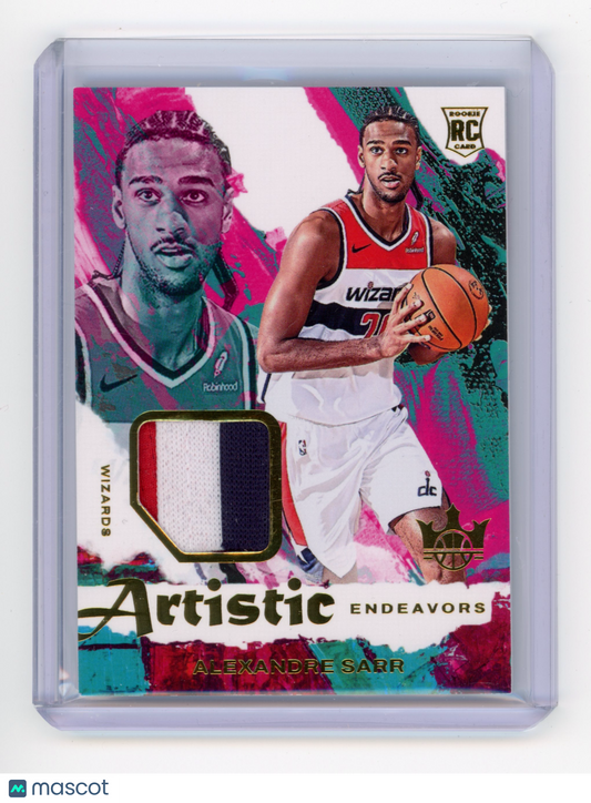 2024 Panini Court Kings Alexandre Sarr Artistic Endeavors #AE-ALX
