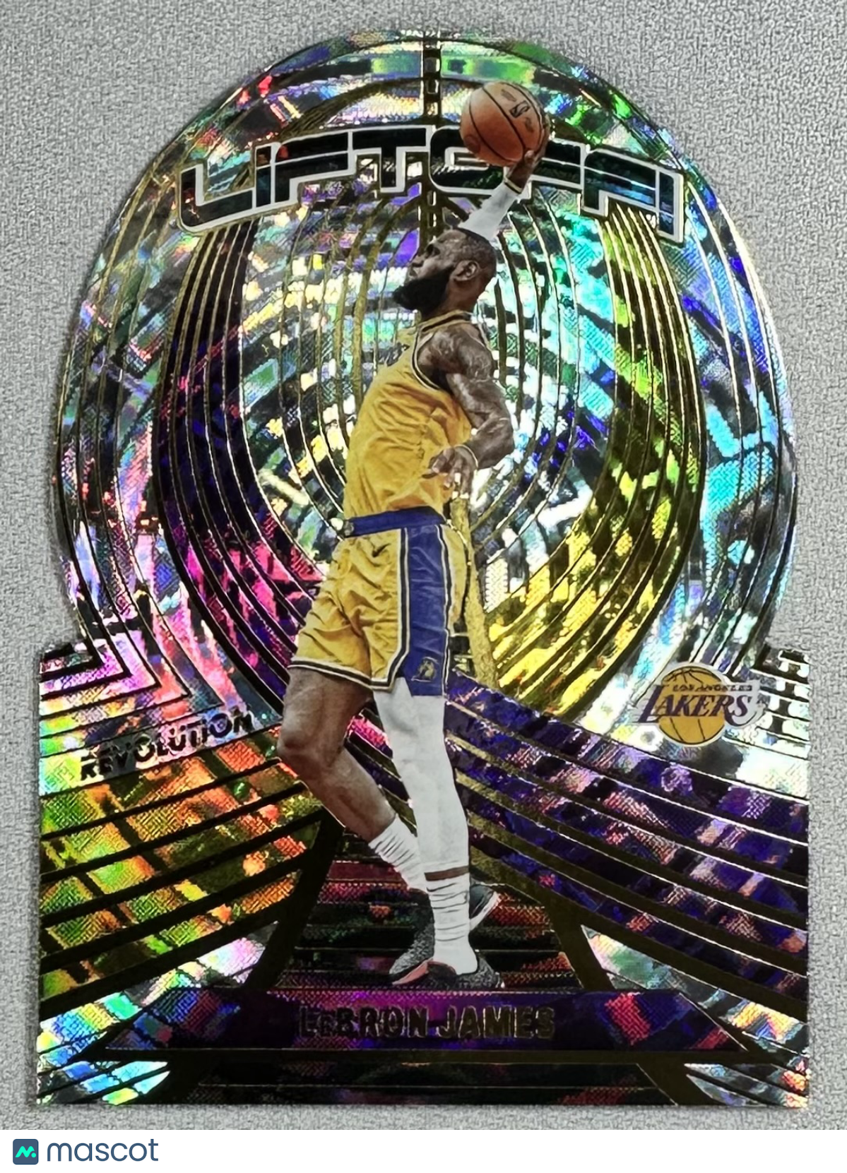 2022 Panini Revolution LeBron James Liftoff! Fractal #3