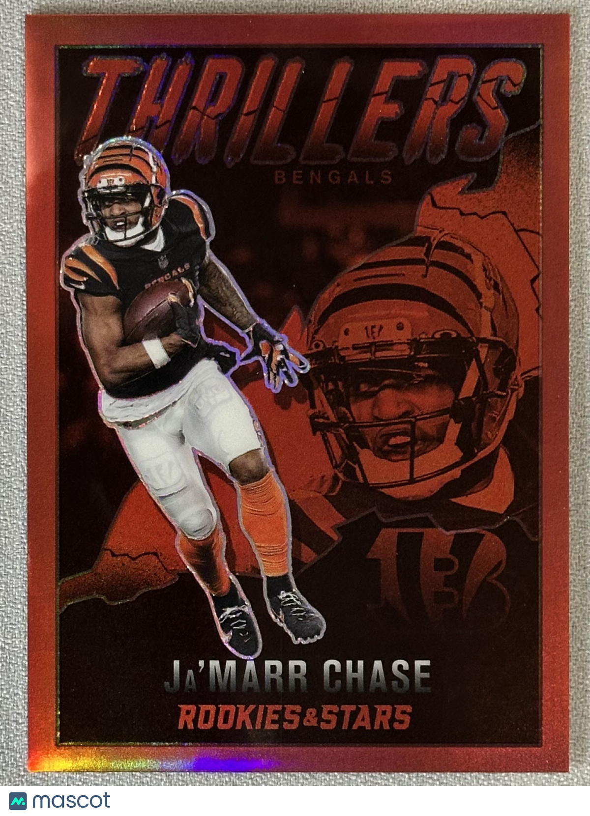 2022 Panini Rookies & Stars Ja'Marr Chase Thrillers Red /99 #TH-16