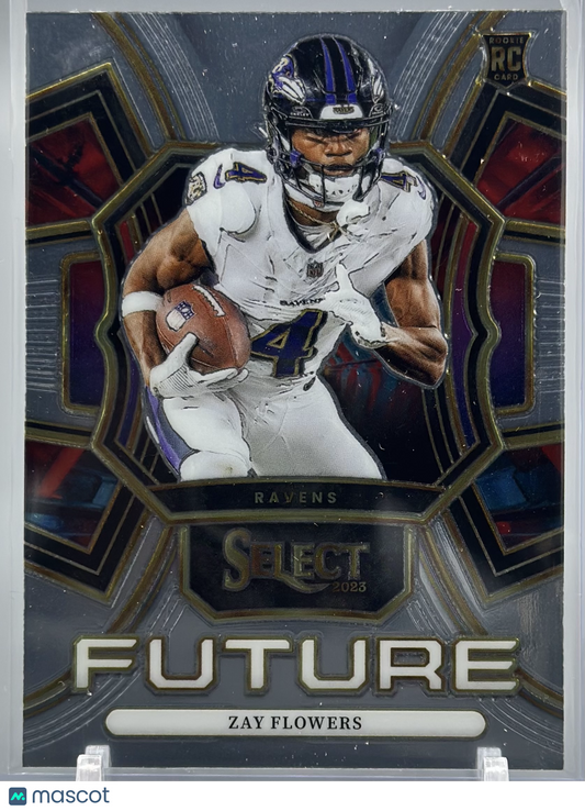 Zay Flowers 2023 Panini Select Future #FUT-ZFL RC