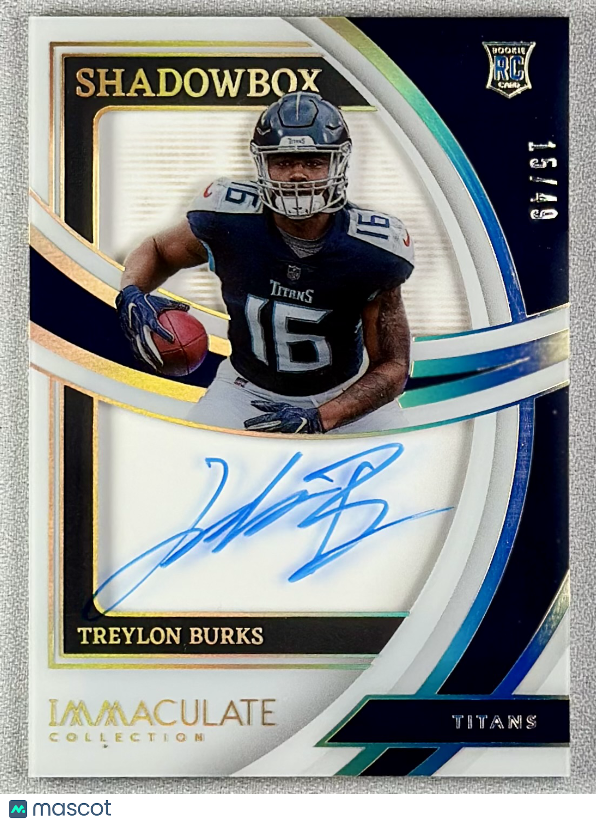 2022 Panini Immaculate Treylon Burks Shadowbox Signatures /49 #RSH-TBU RC