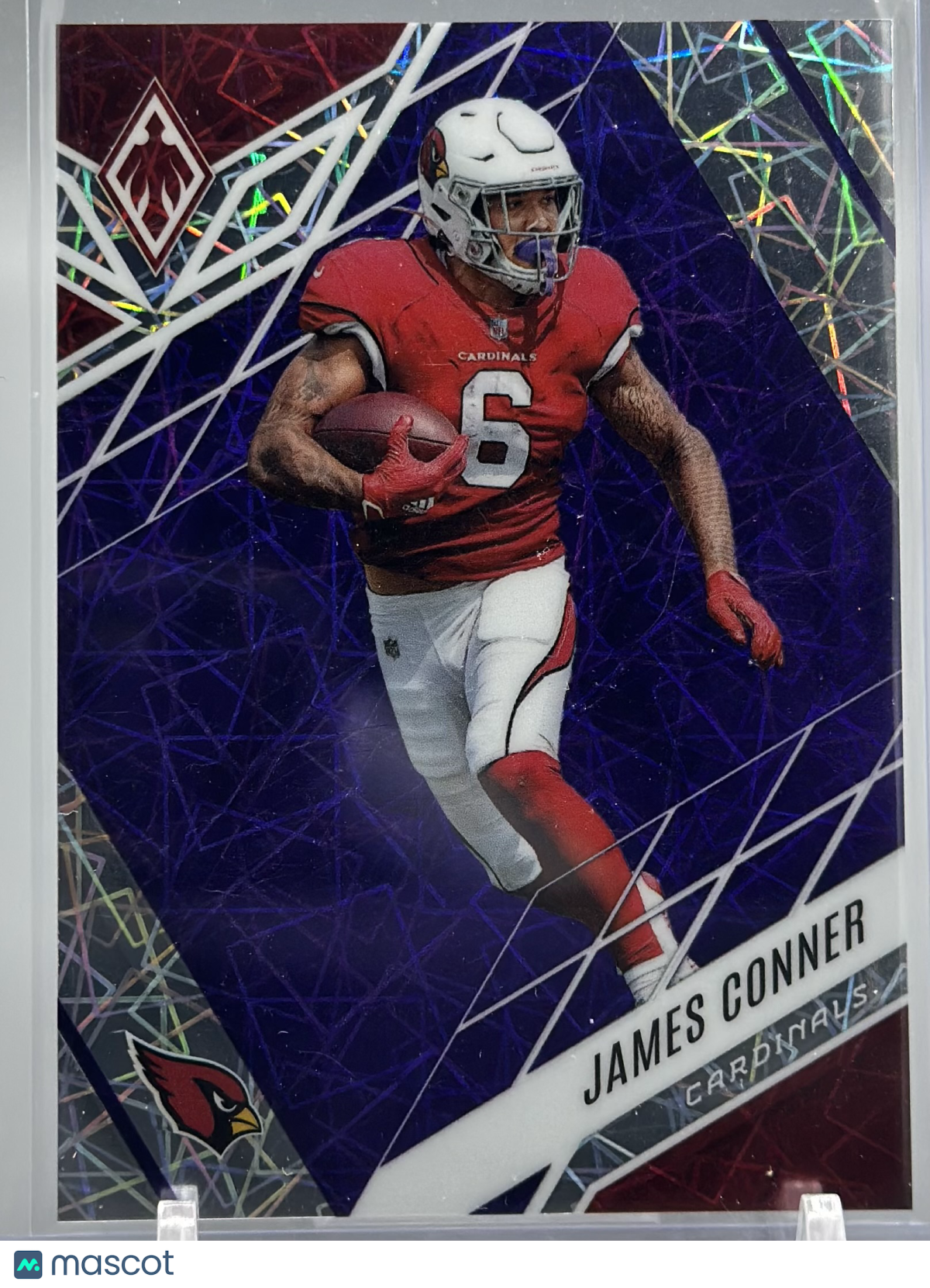 James Conner 2022 Panini Phoenix Purple Lazer /99 #63