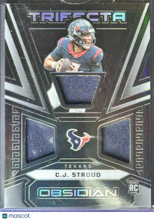 C.J. Stroud 2023 Panini Obsidian Trifecta Materials /199 #TRI-CST