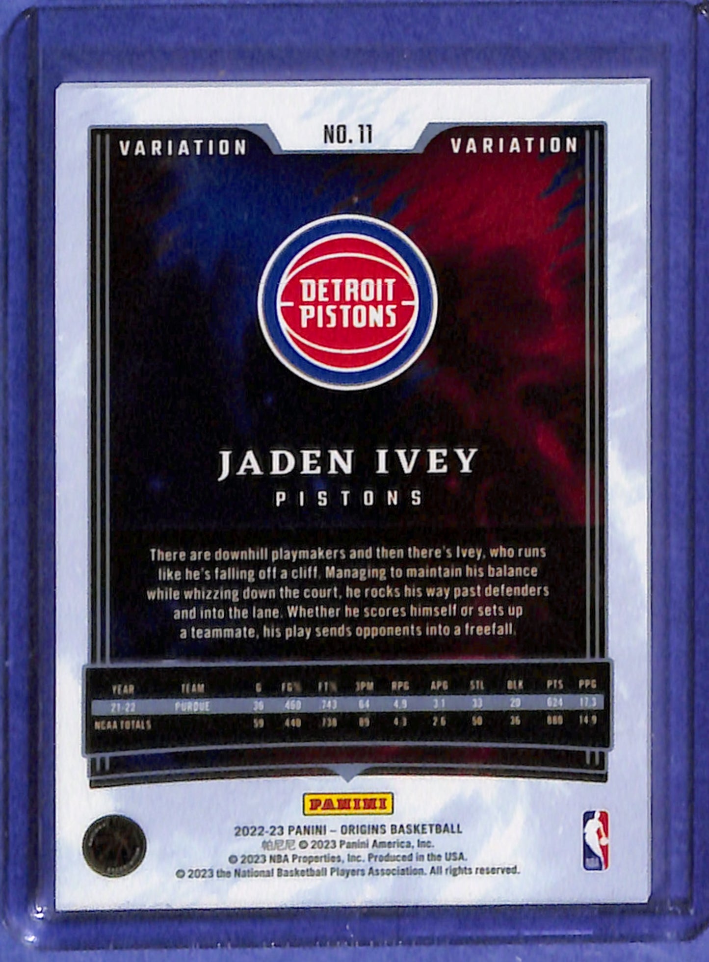 2022-23 Origins Jaden Ivey Variation #11