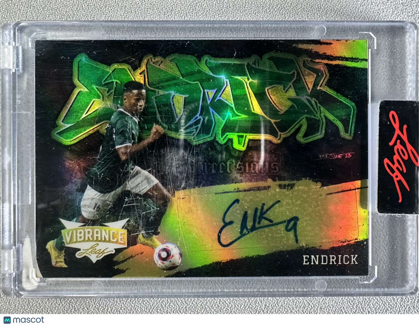 2023 Leaf Vibrance Endrick Street Signs #SS-E1 Autograph