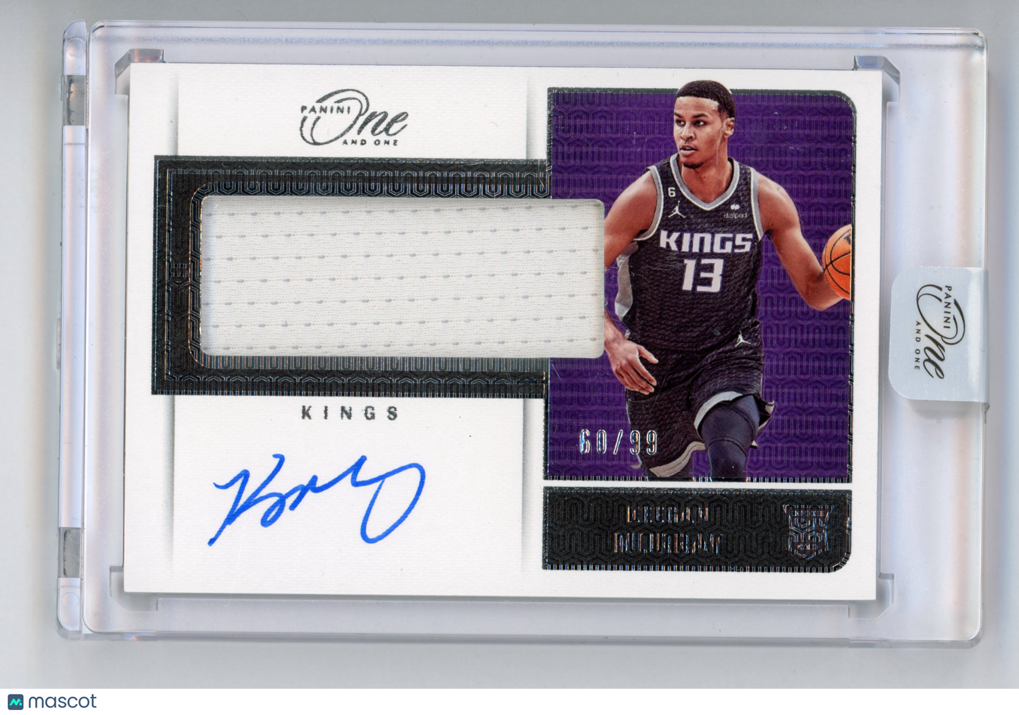 2022 Panini One and One Keegan Murray Rookie Jumbo Jersey Auto RC 60/99 #RJJ-KMU
