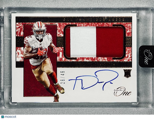 2022 Panini One Tyrion Davis-Price RPA Bronze /49 #27 RC