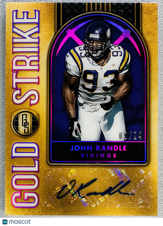 2023 Panini Gold Standard John Randle Gold Strike Rose Gold /24 #GS-JR