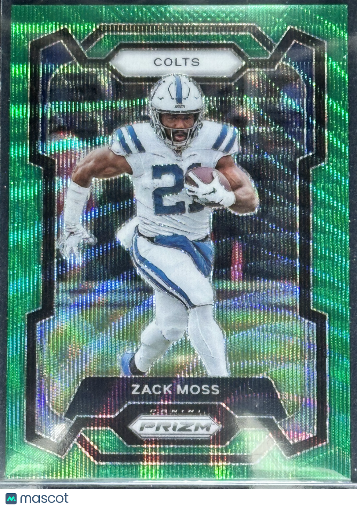 Zack Moss 2023 Panini Prizm Green Wave #132