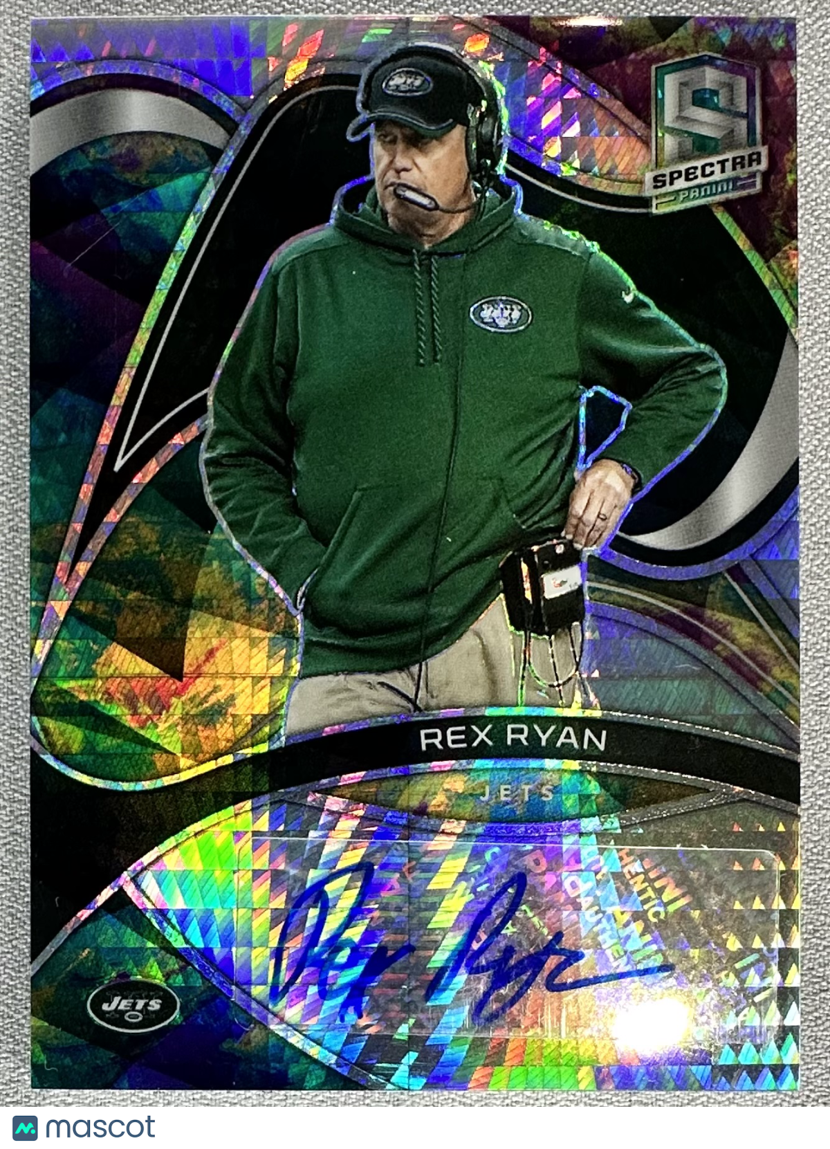 2022 Panini Spectra Rex Ryan Signatures Celestial /50 #SIGRRY