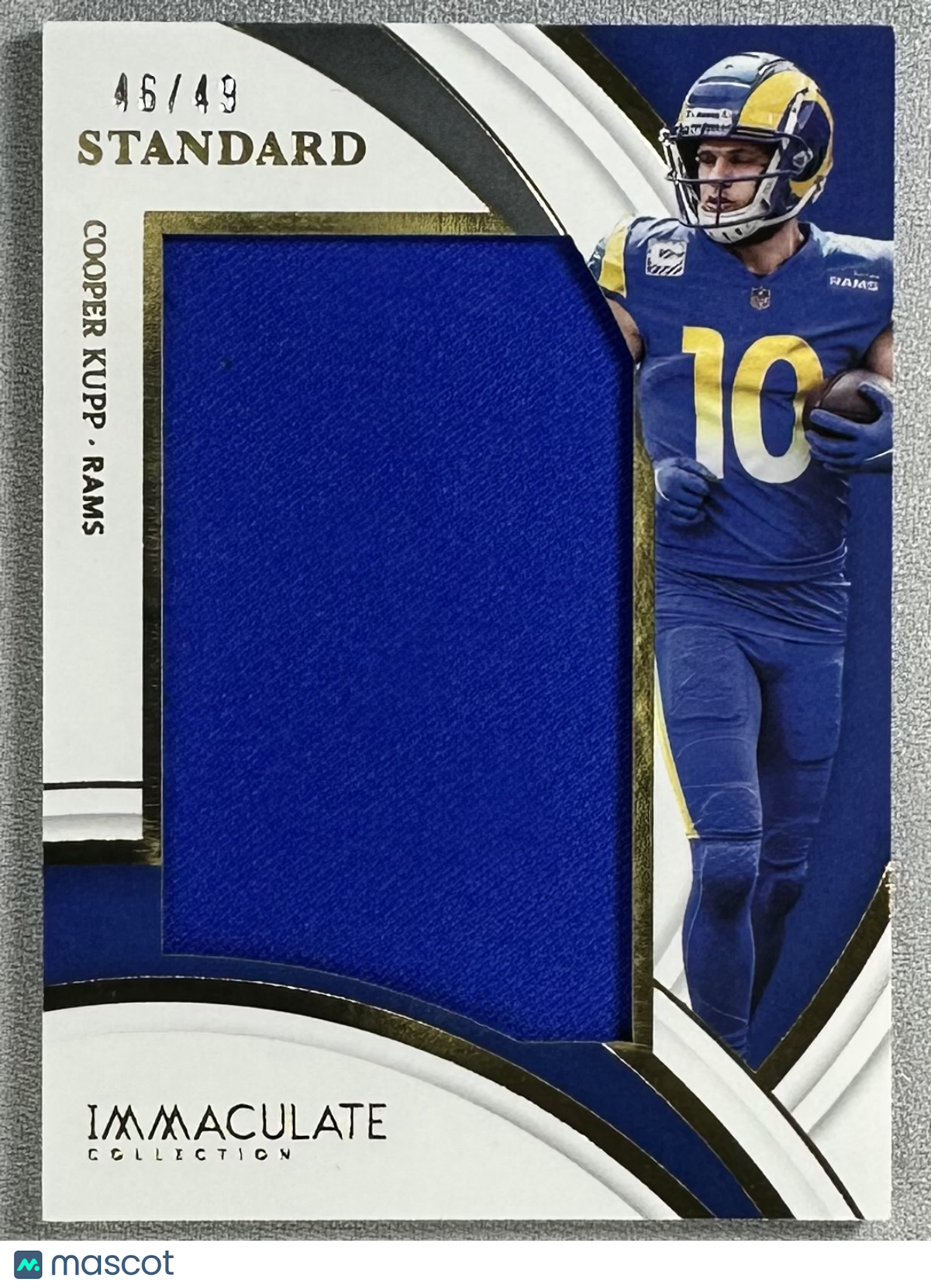 2022 Panini Immaculate Collection Cooper Kupp Standard Jerseys /49 #ISJ-CKU