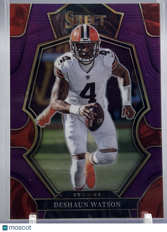 Deshaun Watson 2022 Panini Select Purple Prizm /75 #123