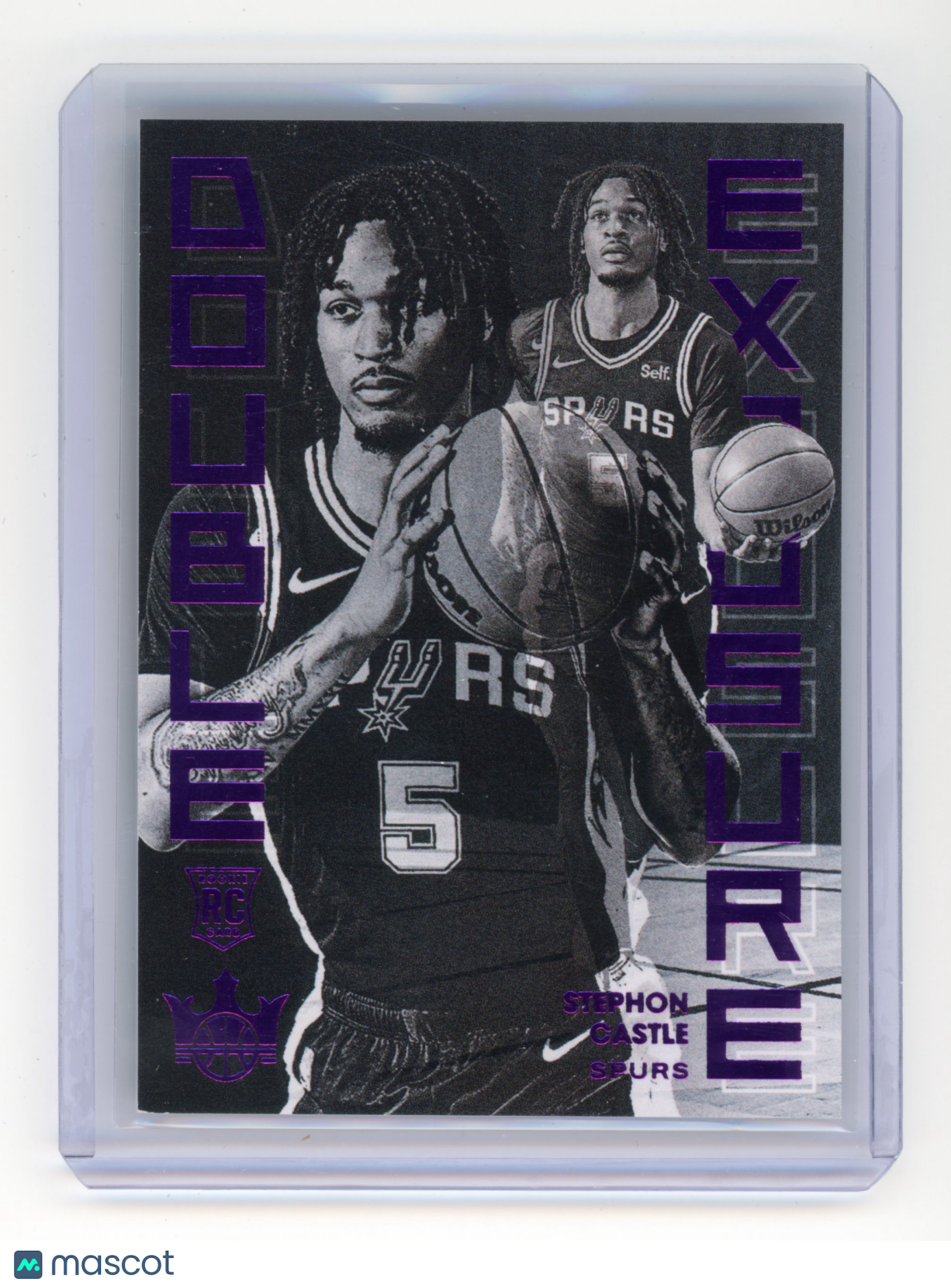 2024 Panini Court Kings Stephon Castle Double Exposure Pink RC 12/15 #25