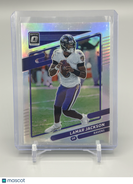 Lamar Jackson 2021 Donruss Optic Holo #128