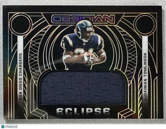 2022 Panini Obsidian LaDainian Tomlinson Eclipse Orange /75 #ECL-LTO