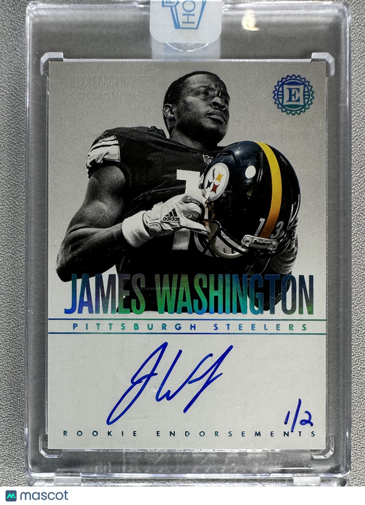 2018 Panini Encased James Washington Rookie Endorsements 1/2 #REJW RC