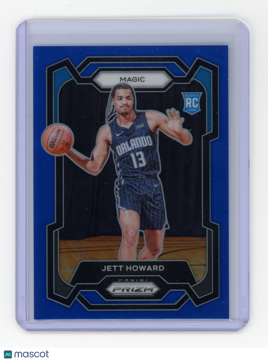 2023 Panini Prizm Jett Howard Blue Prizm RC 160/199 #132