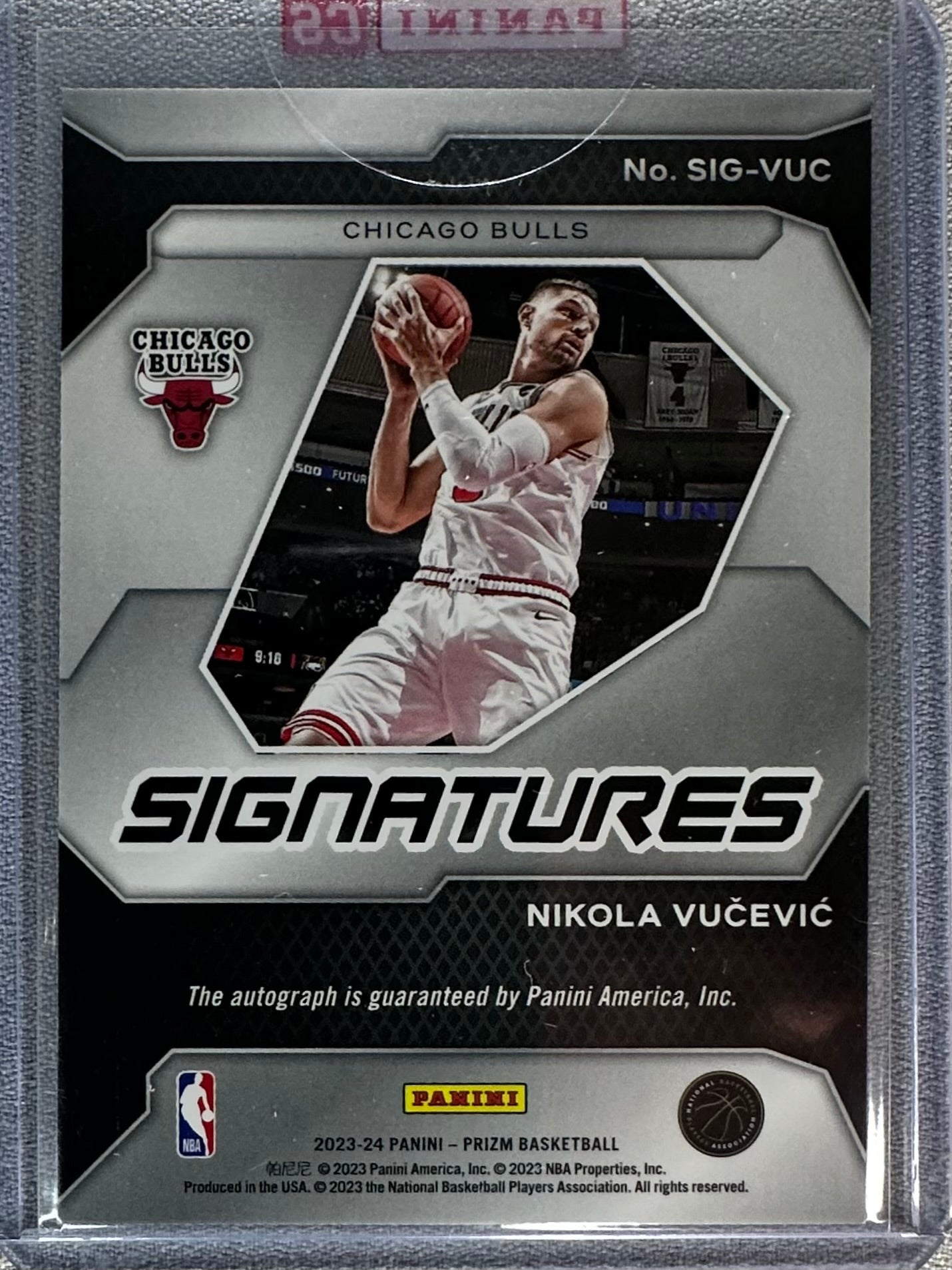 2023 Panini Prizm Nikola Vučević Signatures #SIG-VUC