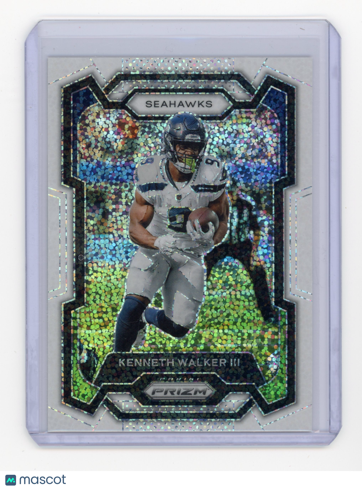 2023 Panini Prizm Kenneth Walker III White Sparkle #261