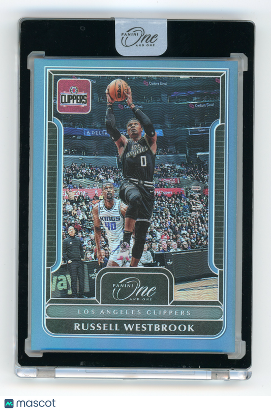 2022 Panini One and One Russell Westbrook Blue 28/40 #70