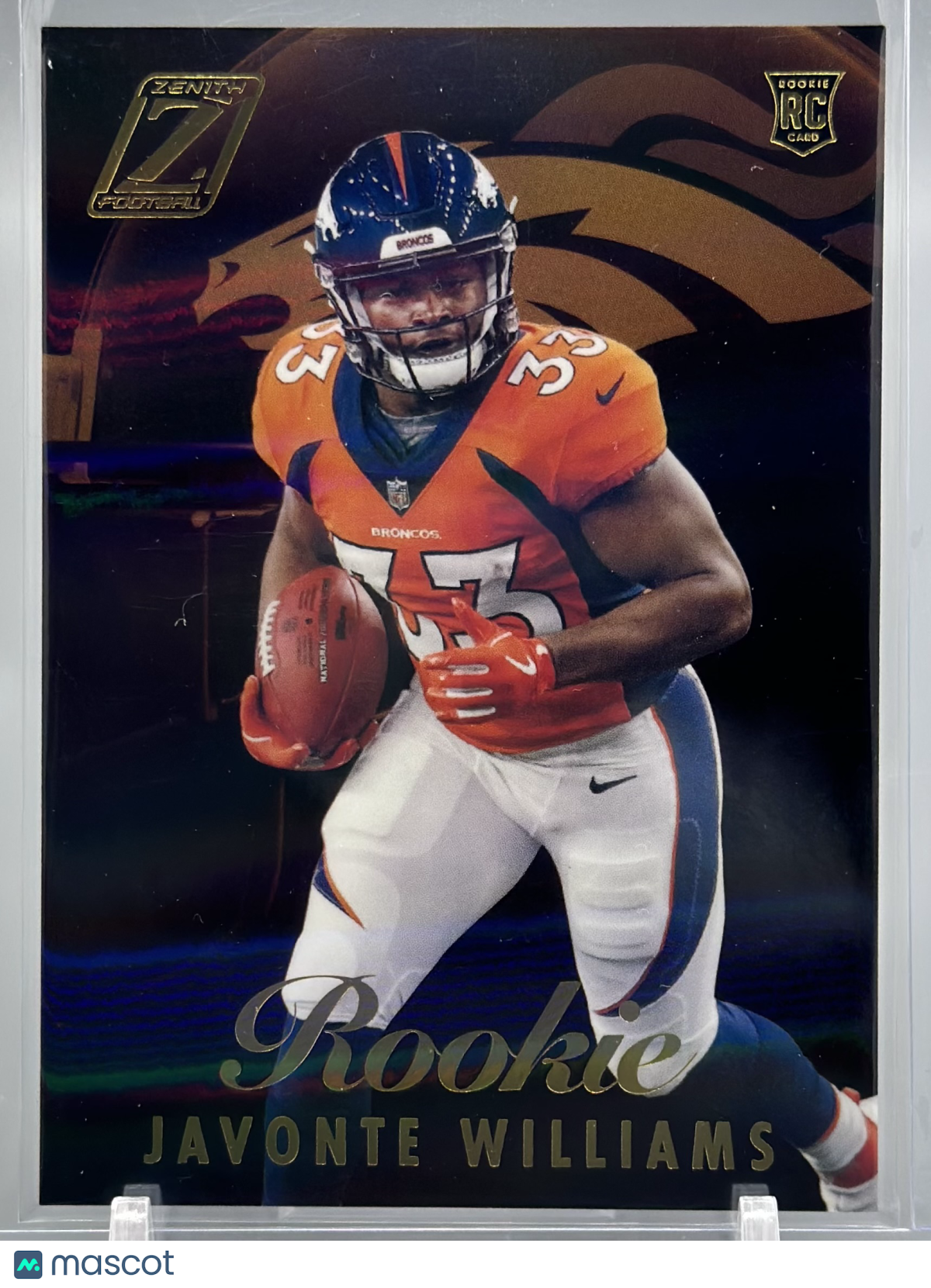 Javonte Williams 2021 Panini Zenith #61 RC