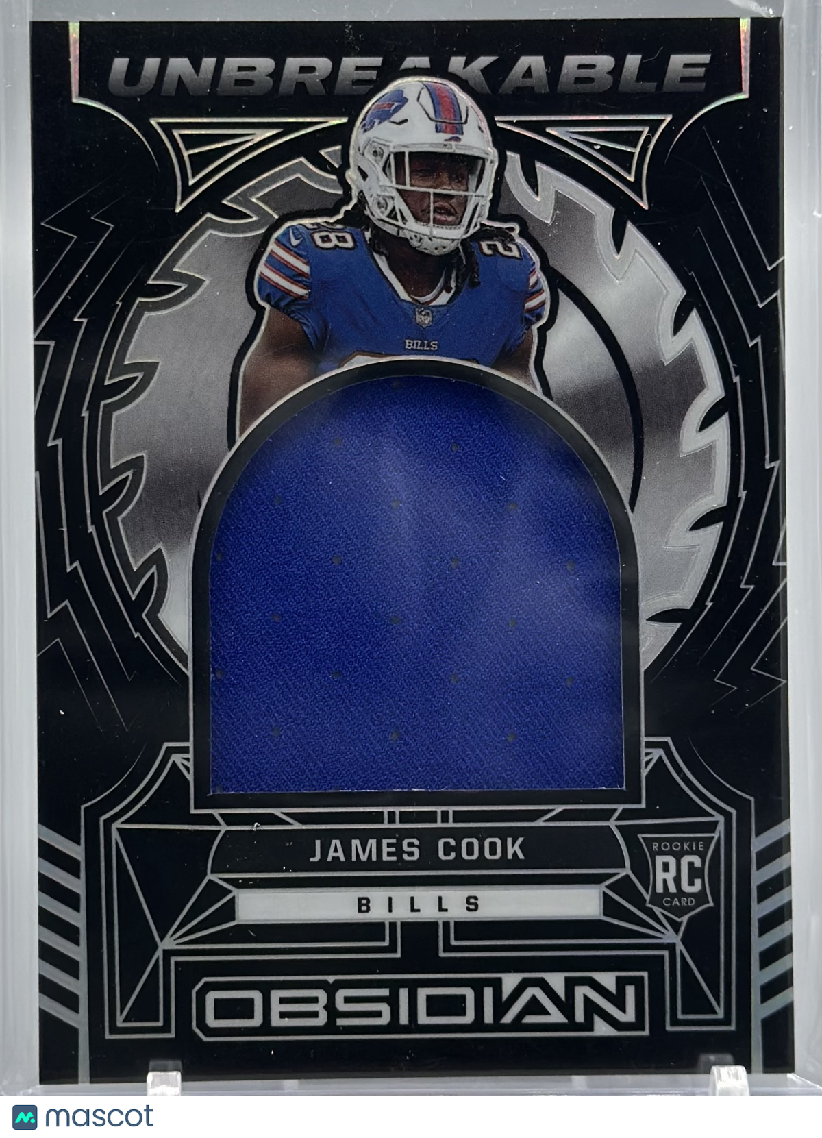 James Cook 2022 Panini Obsidian Unbreakable Materials /125 #UM-JCO