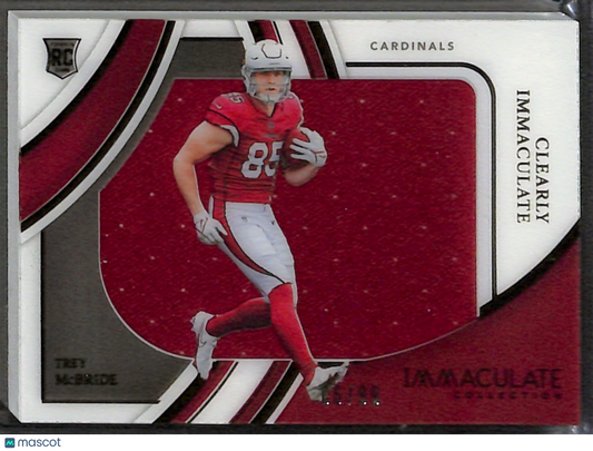 Trey McBride 2022 Panini Immaculate Collection Clearly Immaculate /99 #IRJ-TMC