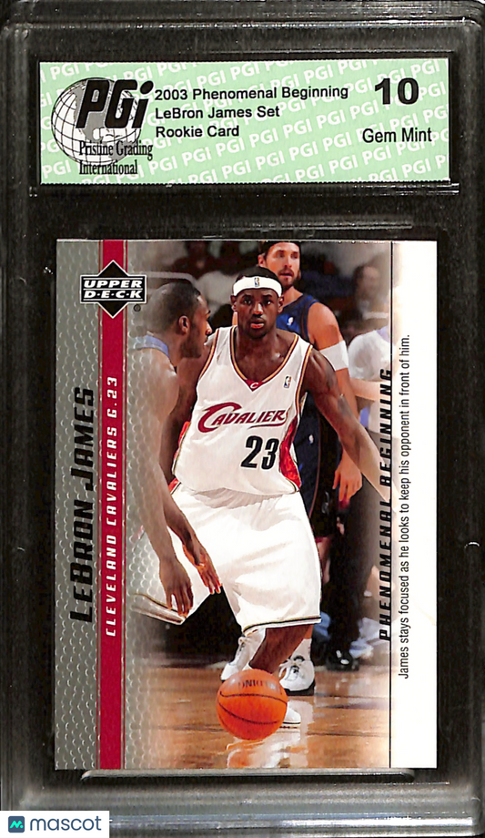 2003-04 Upper Deck Phenomenal Beginning LeBron James #14 PGI 10