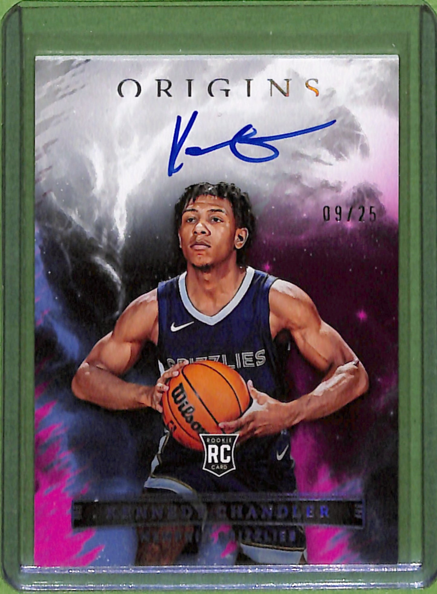 2022-23 Origins Kennedy Chandler Rookie Autographs Pink /25 #RA-KCH