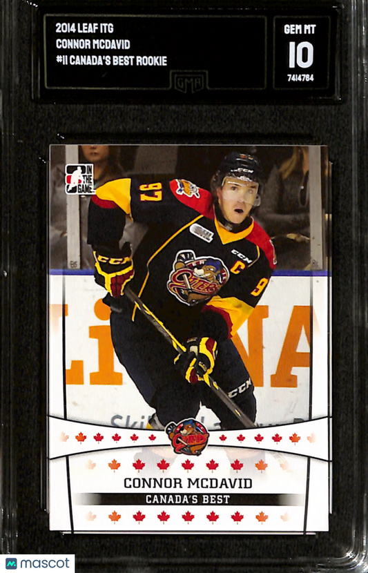 2014-15 Leaf ITG Connor McDavid Canada’s Best Rookie #11 GMA 10