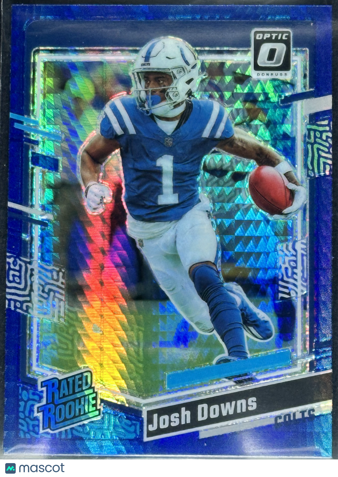 Josh Downs 2023 Donruss Optic Blue Hyper #No. 248