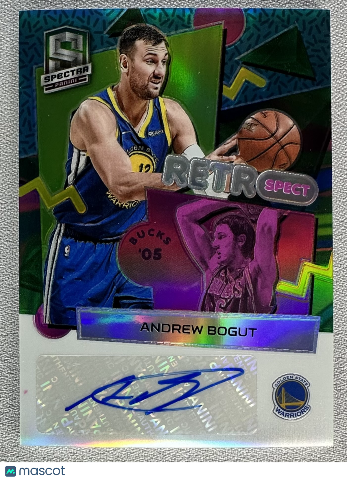 2022 Panini Spectra Andrew Bogut Retrospect Marble /5 #RSA-ABG