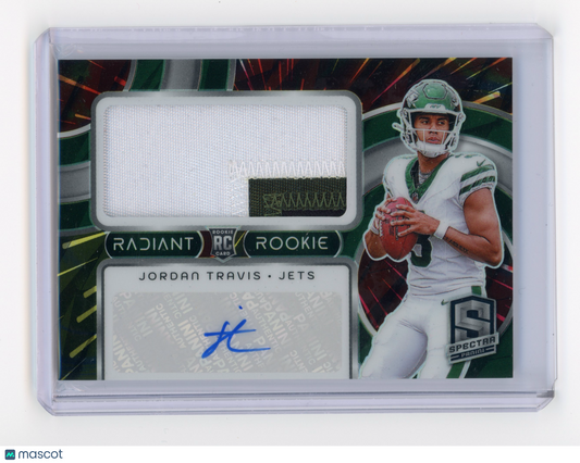 2024 Panini Spectra Jordan Travis Radiant RPA Hyper RC 37/60 #RRP-JTS
