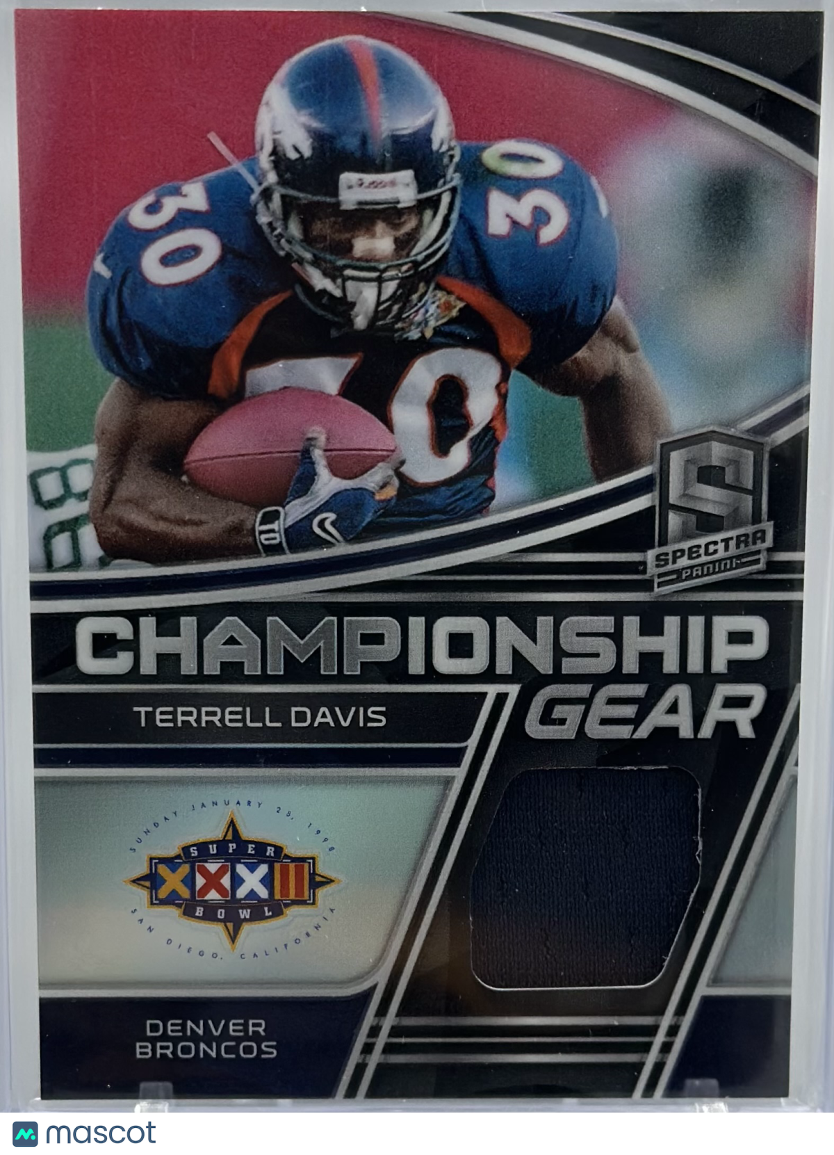 Terrell Davis 2022 Panini Spectra Championship Gear /99 #CG-TDA