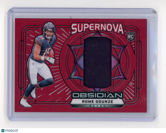 2024 Panini Obsidian Rome Odunze Supernova Red /75 #SN-ROE RC