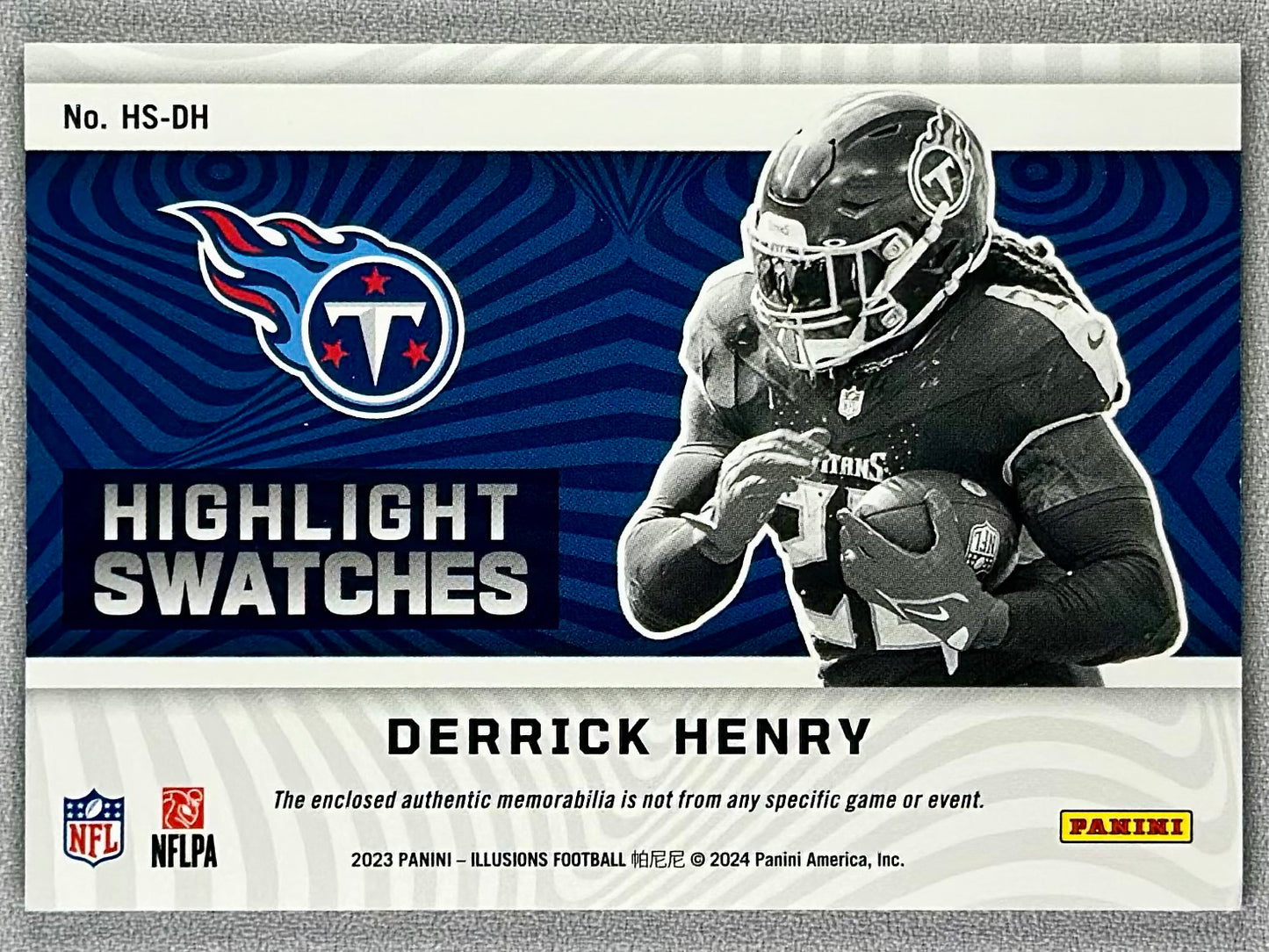 2024 Panini Illusions Derrick Henry Highlight Swatches #HS-DH