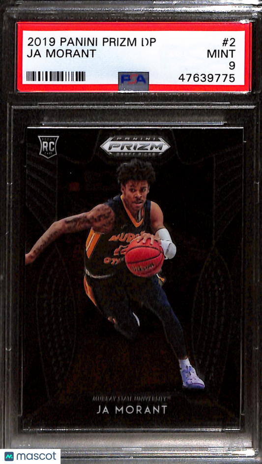 2019-20 Prizm Draft Picks Ja Morant #2 PSA 9