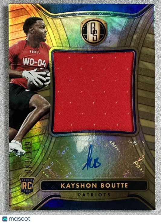 2023 Panini Gold Standard Kayshon Boutte Rookie Auto Jerseys /149 #RAJ-22 RC