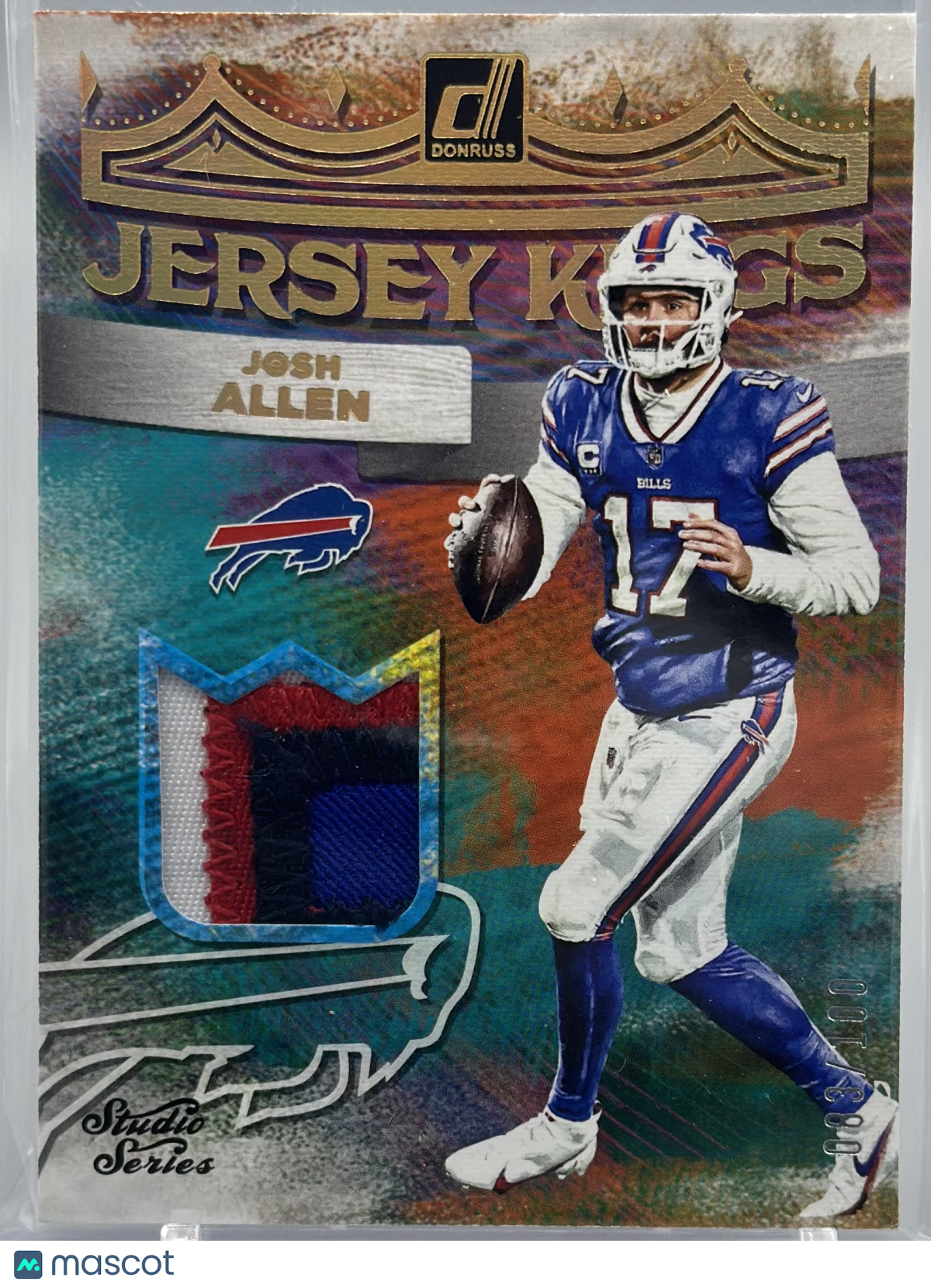 Josh Allen 2022 Panini Donruss Jersey Kings Studio Series /100 #JK-6