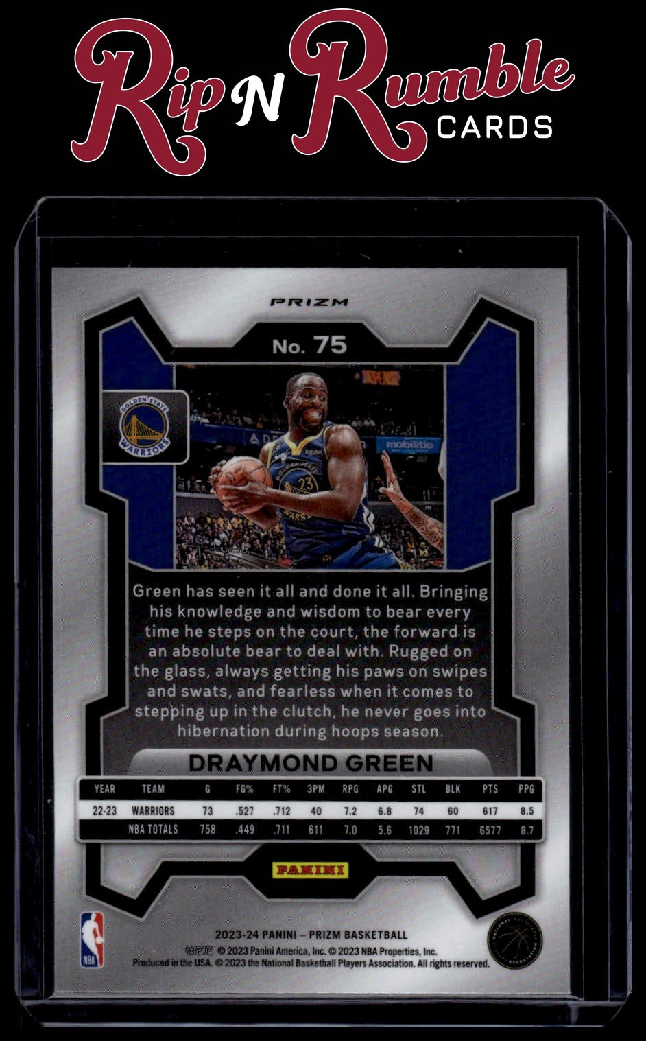 2023-24 Prizm Draymond Green Silver #75