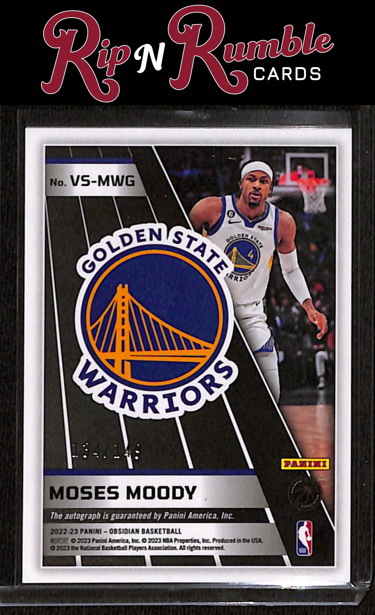 2022-23 Obsidian Moses Moody Volcanic Signatures /149 #VS-MWG