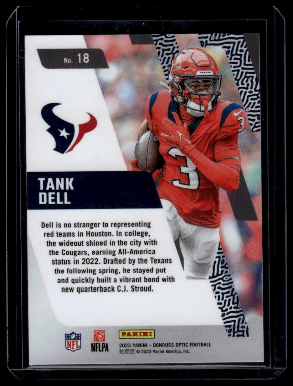 Tank Dell 2023 Donruss Optic Primary Colors #18