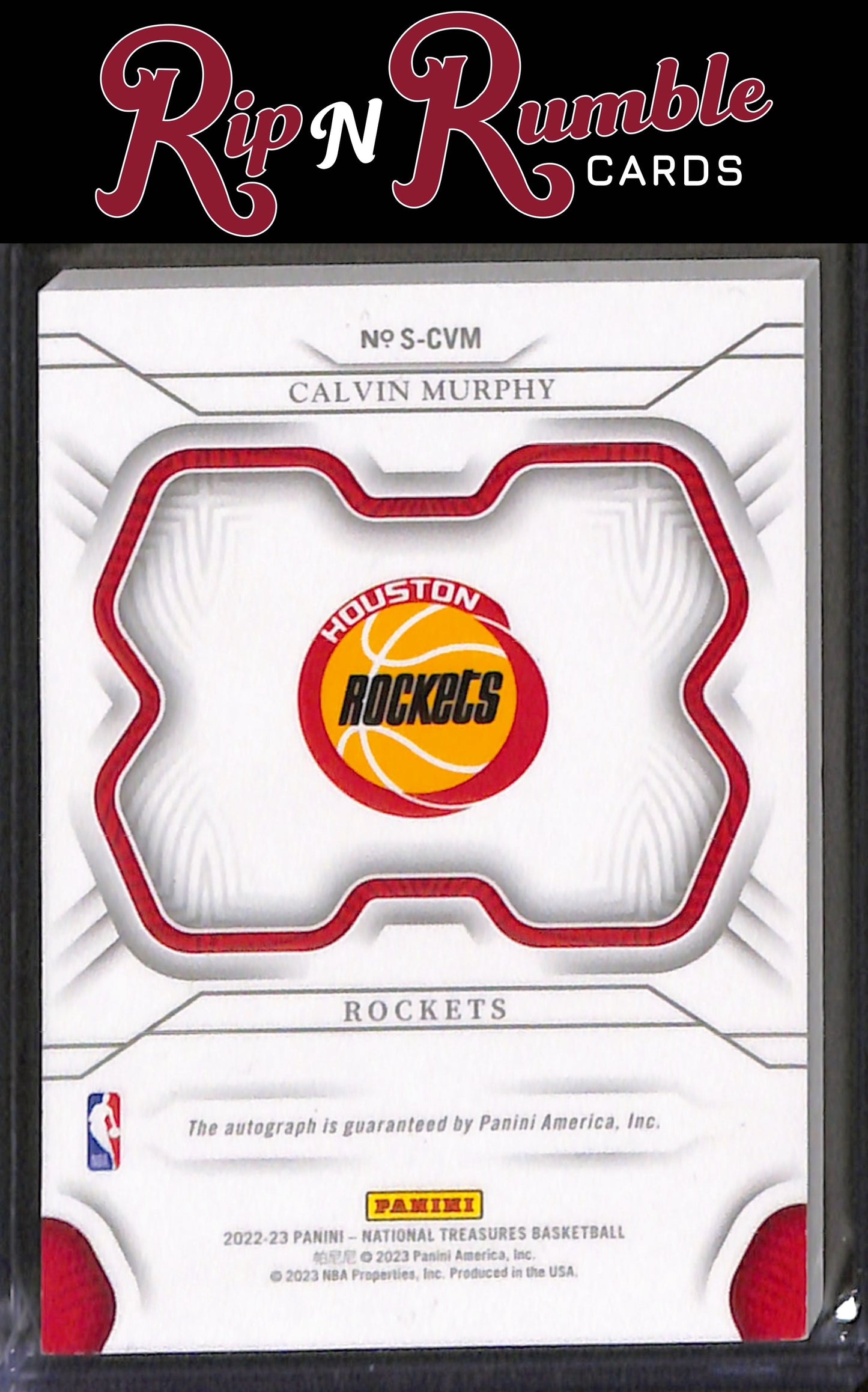 2022-23 National Treasures Calvin Murphy Signatures /99 #S-CVM