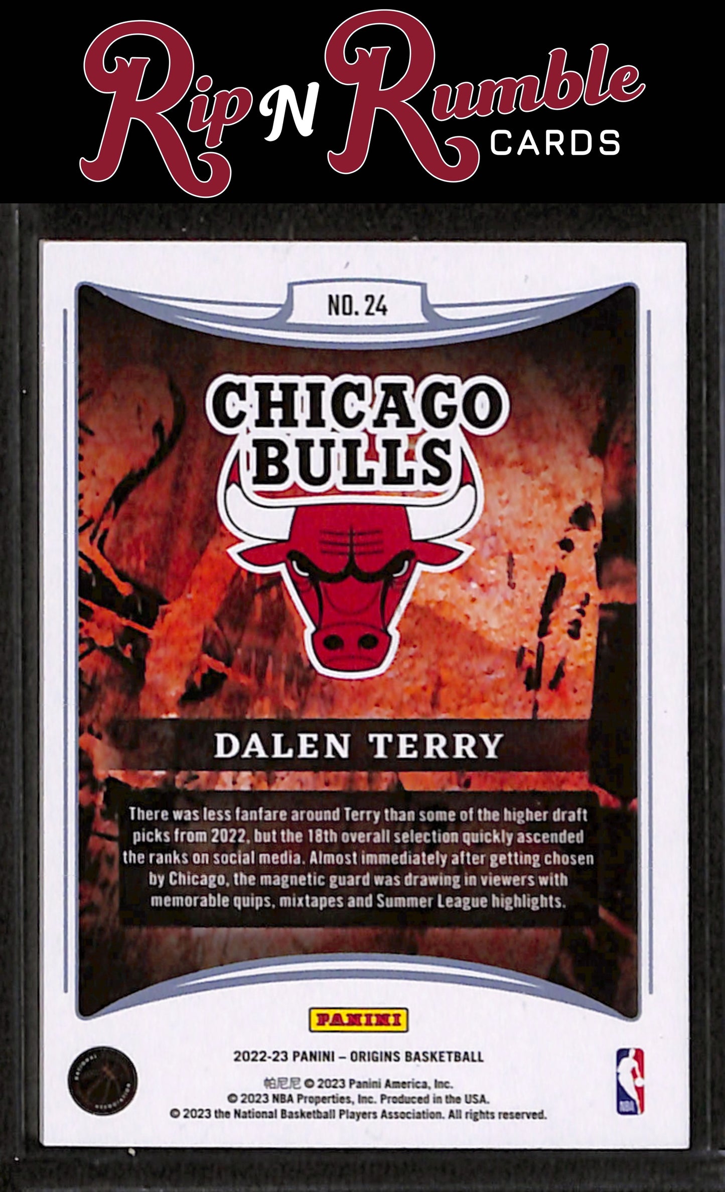 2022-23 Origins Dalen Terry Originals #24