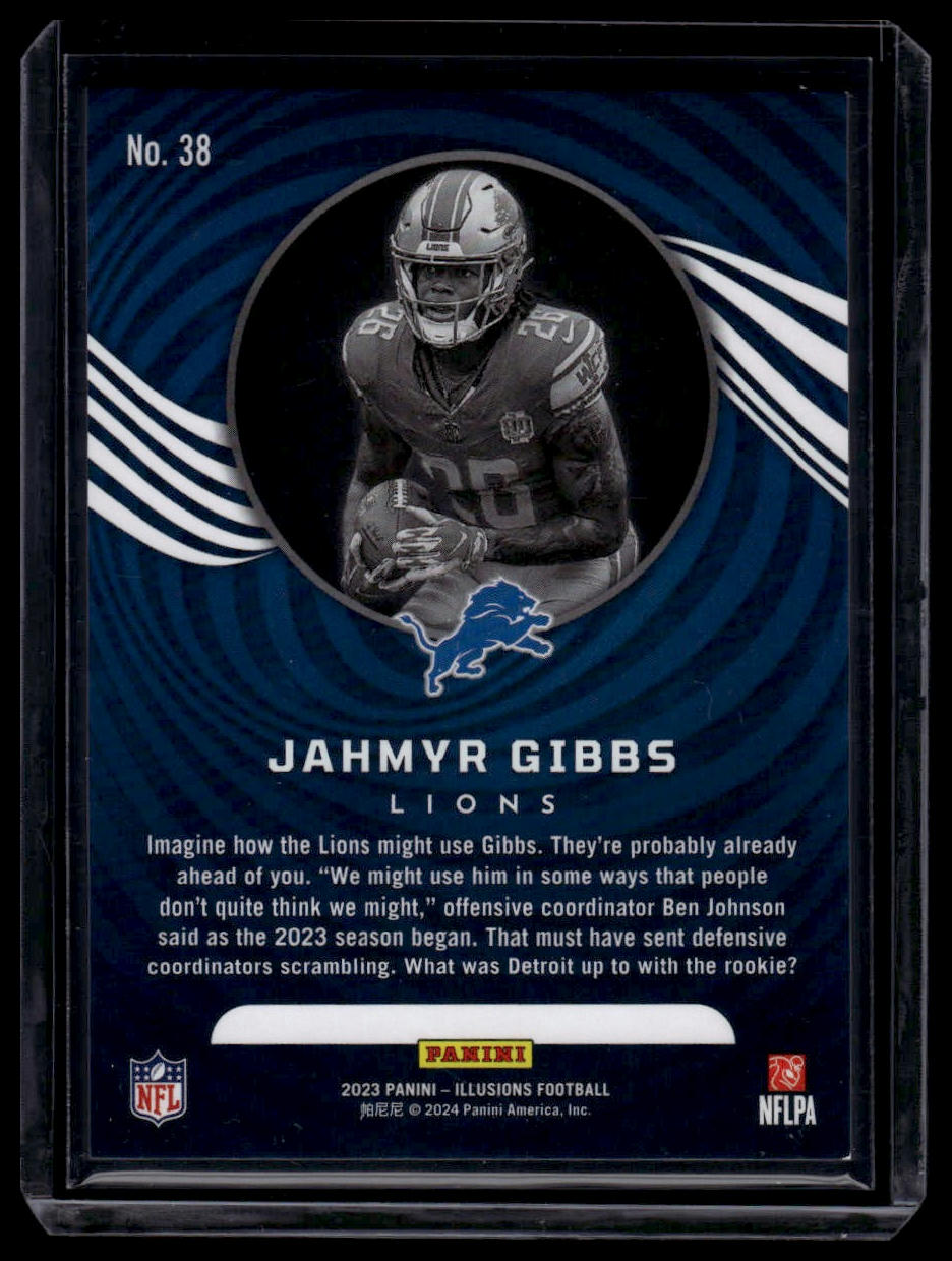 Jahmyr Gibbs 2023 Panini Illusions #38